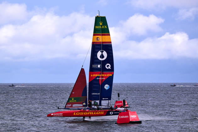 GER, Sail GP, Rockwool Germany Sail Grand Prix, Sassnitz, 22.-23.08.2026, Deutschland, Samstag, 23.08.2026, Renntag 2, LOS GALLOS - Sail GP Team - Spain; Driver - Diego Botin, GER, Sail GP, Rockwool Germany Sail Grand Prix, Sassnitz, 22.-23.08.2026, Deutschland, Samstag, 23.08.2026, Renntag 2, Copyright: xClaudiusxRauchx