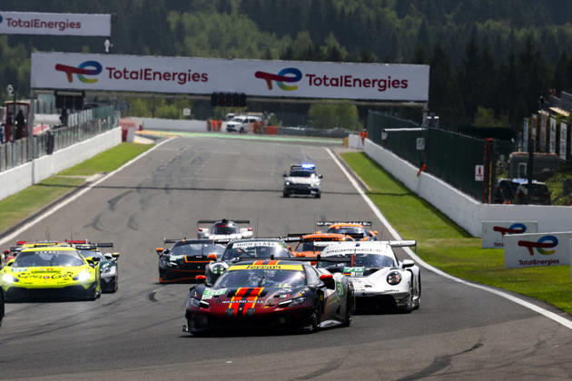 AUTO - ELMS - 4 HOURS OF SPA-FRANCORCHAMPS 2026 50 TOLEDO Custodio (usa), WADOUX Lilou (fra), AGOSTINI Riccardo (ita), Richard Mille AF Corse, Ferrari 296 LMGT3 Evo, LMGT3, action during the 4 Hours of Spa-Francorchamps, 4th round of the 2026 European Le Mans Series on the Circuit de Spa-Francorchamps from August 21 to 23, 2026 in Stavelot, Belgium - StavelotBelgium  Copyright: xFabrizioxBoldonix