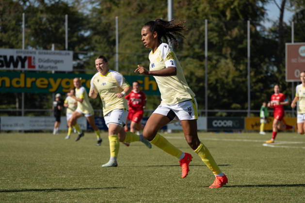 DÜDINGEN, FRIBOURG - AUGUST 23: Coumba Louisa Sow of FC Basel 1893 during the AXA Women?s Swiss Cup match between SC Düdingen and FC Basel 1893 at FKB Stadion Birchhölzli on August 23, 2026 in Düdingen, Fribourg, Switzerland. Copyright: xLivioxBaeriswylx xSPPx Sportspressphoto_SPR213723