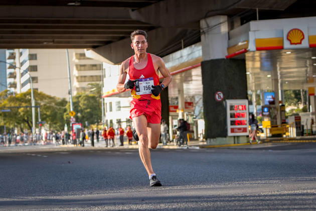 TRACK AND FIELD - Marathon - Buenos Aires 21K Half Marathon Photo by IPA ABACAPRESS.COM87735945 - Runners at the 21K Buenos Aires Half Marathon particPhoto by IPA ABACAPRESS.COMting in the street race in Argentina. Buenos Aires Argentina  Copyright: xIPAxSport ABACAx