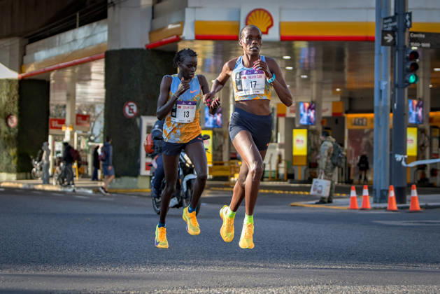 TRACK AND FIELD - Marathon - Buenos Aires 21K Half Marathon Photo by IPA ABACAPRESS.COM87735884 - Runners at the 21K Buenos Aires Half Marathon particPhoto by IPA ABACAPRESS.COMting in the street race in Argentina. Buenos Aires Argentina  Copyright: xIPAxSport ABACAx