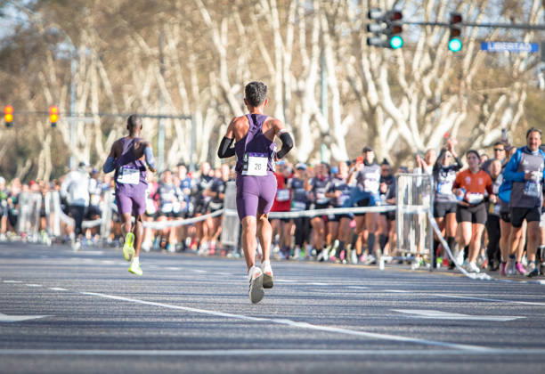 TRACK AND FIELD - Marathon - Buenos Aires 21K Half Marathon Photo by IPA ABACAPRESS.COM87735937 - Runners at the 21K Buenos Aires Half Marathon particPhoto by IPA ABACAPRESS.COMting in the street race in Argentina. Buenos Aires Argentina  Copyright: xIPAxSport ABACAx