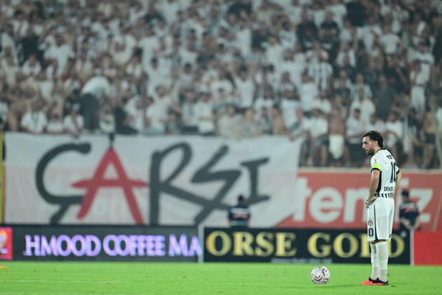 Alanyaspor v Besiktas - Turkish Super Lig ANTALYA, TURKIYE - AUGUST 23: Orkun Kokcu of Besiktas reacts during the Turkish Super Lig 2nd week match between Corendon Alanyaspor and Besiktas at Alanya Oba Stadium in Antalya, Turkiye on August 23, 2026. Orhan Cicek Anadolu Antalya Turkey. Editorial use only. Please get in touch for any other usage. Copyright: x2026xAnadoluxOrhanxCicekx