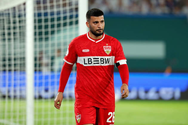 21.08.26 FC Hansa Rostock - VfB Stuttgart Deutschland, Rostock, 21.08.2026, Fussball, DFB-Pokal, Saison 2026 2027, FC Hansa Rostock - VfB Stuttgart: Deniz Undav (VfB Stuttgart).