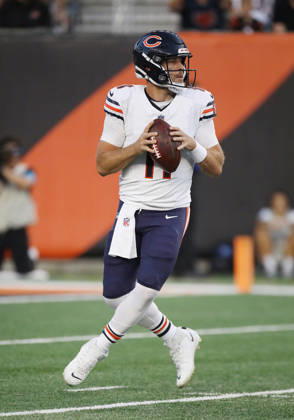 CINCINNATI, OH - AUGUST 22: Quarterback Case Keenum 11 of the Chicago Bears in a preseason game between the Chicago Bears and the Cincinnati Bengals on August 22, 2026, at Paycor Stadium in Cincinnati, OH. (Photo by Jeff Moreland Icon Sportswire) NFL, American Football Herren, USA AUG 22 Bears at Bengals EDITORIAL USE ONLY Icon168260822092