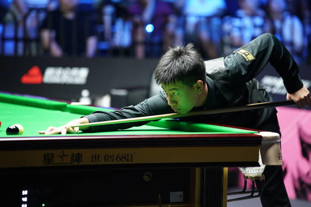 WUHAN, CHINA - AUGUST 24: Gao Yang of China plays a shot in the second round match against Zhao Xintong of China on day 2 of Wuhan Open 2026 at the Optics Valley Gymnasium of Huazhong University of Science and Technology on August 24, 2026 in Wuhan, Hubei Province of China. Copyright: xTaixChengzhex 111661852713