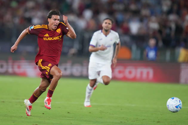 Roma™s Emanuele Lulli during the Serie A EniLive soccer match between Roma and Fiorentina at the Rome s Olympic stadium, Italy - Monday August 24, 2026 - Soccer ( Photo by Alfredo Falcone LaPresse )  Copyright: xAlfredoxFalcone LaPressex