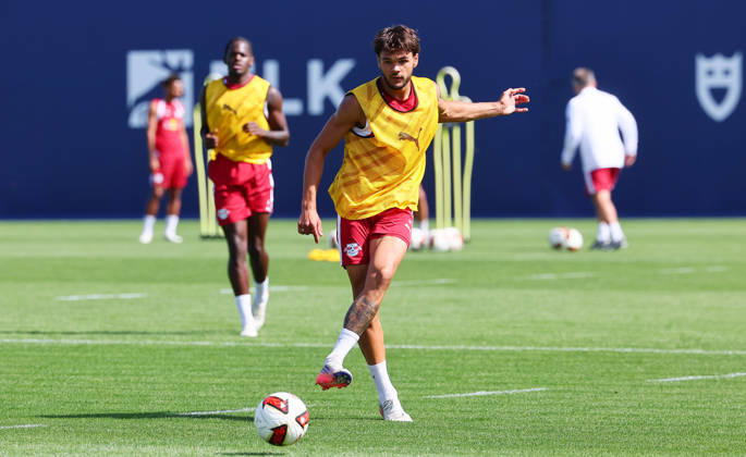 RB Leipzig - Training Bundesliga Leipzig, 25.08.2026, Trainingszentrum Cottaweg, Fußball Bundesliga , RB LEIPZIG - Training, Saisonvorbereitung zur Saison 2026 27 , Im Bild: Max Finkgräfe Finkgraefe (35, RB Leipzig) ,