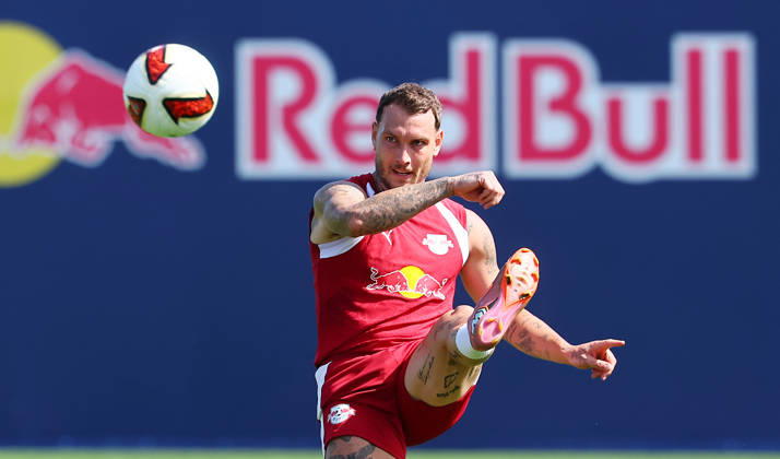 RB Leipzig - Training Bundesliga Leipzig, 25.08.2026, Trainingszentrum Cottaweg, Fußball Bundesliga , RB LEIPZIG - Training, Saisonvorbereitung zur Saison 2026 27 , Im Bild: David Raum (22, RB Leipzig) ,