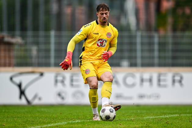 Totopokal 3. Runde 2026 27; 25.08.2026, TSV Landsberg vs. TSV Schwaben Freisteller: Maurice Merkl (TSV 1882 Landsberg, 22) Totopokal 3. Runde 2026 27; 25.08.2026, TSV Landsberg vs. TSV Schwaben Augsburg; Sportzentrum Landsberg Copyright: xBEAUTIFULxSPORTS Märklx