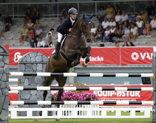 Gijon International Show Jumping Competition -CSI2* - August 25, 2026 Jose Antonio Garcia Diana rides on Marola P&M during the Faults & Times Jumping CSI 2* at Las Mestas on August 25, 2026 in Gijon, Spain Gijon Asturias Spain  Copyright: xDavidxFernandezx originalFilename:fern__ndez-gijonint260825_np5dR.jpg