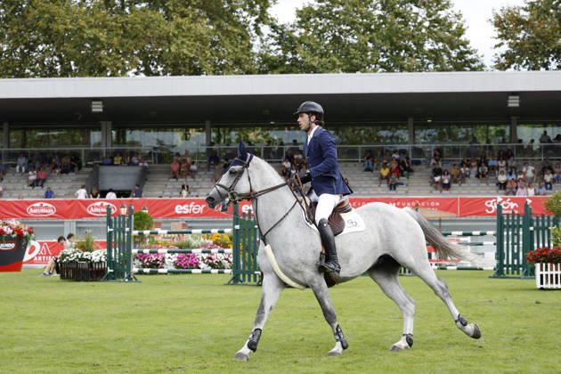 Gijon International Show Jumping Competition -CSI2* - August 25, 2026 Nuno Tiago Gomes rides on Korado de Baudignies during the Faults & Times Jumping CSI 2* at Las Mestas on August 25, 2026 in Gijon, Spain Gijon Asturias Spain  Copyright: xDavidxFernandezx originalFilename:fern__ndez-gijonint260825_np9Wx.jpg