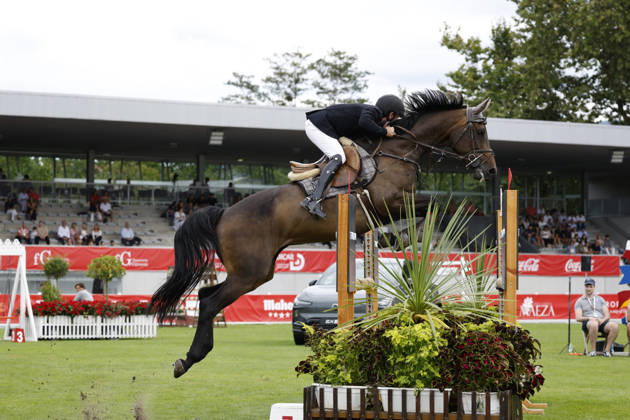 Gijon International Show Jumping Competition -CSI2* - August 25, 2026 Gonzalo Menendez Menendez rides on Fal Bala d Aury during the Faults & Times Jumping CSI 2* at Las Mestas on August 25, 2026 in Gijon, Spain Gijon Asturias Spain  Copyright: xDavidxFernandezx originalFilename:fern__ndez-gijonint260825_npIiP.jpg
