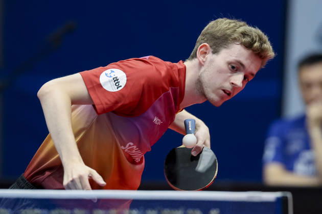 Cedric Meissner (TTC Schwalbe Bergneustadt) kontrolliert den Ball waehrend des Spiels der 1. Tischtennis-Bundesliga der Herren zwischen dem TTC Schwalbe Bergneustadt und dem TTC RhoenSprudel Fulda-Maberzell, Burstenhalle am 25. August 2026 in Bergneustadt, Deutschland. (Foto von Marco Steinbrenner DeFodi Images) +++ Cedric Meissner (TTC Schwalbe Bergneustadt) controls the ball during the 1st Men s Table tennis, Tischtennis Bundesliga match between TTC Schwalbe Bergneustadt and TTC RhoenSprudel Fulda-Maberzell at Burstenhalle on August 25, 2026 in Bergneustadt, Germany. (Photo by Marco Steinbrenner DeFodi Images) (Photo by Marco Steinbrenner DeFodi Images) -