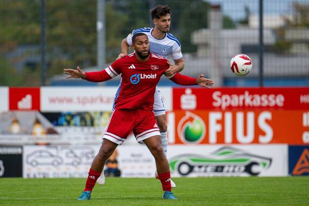 Niederrheinpokal 1.FC Wülfrath - MSV Duisburg ** NUR FÜR REDAKTIONELLE ZWECKE ** EDITORIAL USE ONLY **<p>Fußball Niederrheinpokal 1.FC Wülfrath - MSV Duisburg am 25.08.26 in der IMS-Arena in Velbert Tobias Fleckstein( Duisburg ) Duisburg Copyright: JakobxKlos