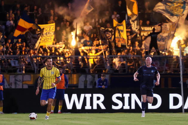 Deutschland: Regionalliga Nordost 2026 2027, 6. Spieltag, 1.FC Lokomotive Leipzig - Chemnitzer FC, Bruno-Plache-Stadion (Leipzig): Filip Kusic (1. FC Lokomotive Leipzig, 36) am Ball Copyright: xLucasxWalterx