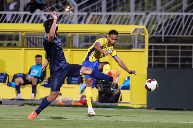 Deutschland: Regionalliga Nordost 2026 2027, 6. Spieltag, 1.FC Lokomotive Leipzig - Chemnitzer FC, Bruno-Plache-Stadion (Leipzig): Ayodele Max Adetula (1. FC Lokomotive Leipzig, 11) mit der Flanke Copyright: xLucasxWalterx