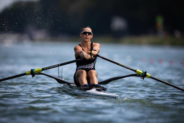 RECORD DATE NOT STATED 26th August 2026; Bosbaan, Amsterdam, Holland, Netherlands; 2026 World Rowing Championships, Day Three; Heat; New Zealand Womens Single Sculls (W1x) with Kathryn Glen AnthonyxBenoit