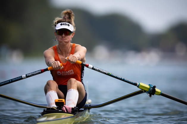 RECORD DATE NOT STATED 26th August 2026; Bosbaan, Amsterdam, Holland, Netherlands; 2026 World Rowing Championships, Day Three; Heat; Netherlands Womens Single Sculls (W1x) with Karolien Florijn AnthonyxBenoit