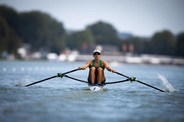 RECORD DATE NOT STATED 26th August 2026; Bosbaan, Amsterdam, Holland, Netherlands; 2026 World Rowing Championships, Day Three; Heat; Lithuania Womens Single Sculls (W1x) with Viktorija Senkute AnthonyxBenoit