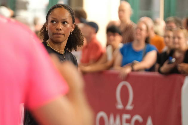 French pole vaulter Marie-Julie Bonnin during Weltklasse 2026, the Zurich stage of Diamond League held in Zurich Main Station Dübendorf Dürrbach Zürich Schweiz Copyright: xSergioxBrunettix