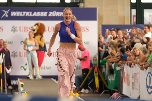 American pole vaulter Sandi Morris during Weltklasse 2026, the Zurich stage of Diamond League held in Zurich Main Station Dübendorf Dürrbach Zürich Schweiz Copyright: xSergioxBrunettix