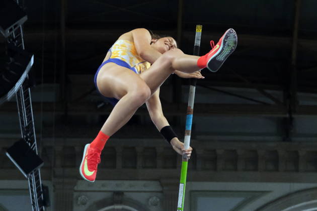 Newzealander pole vaulter Eliza Mccartney during Weltklasse 2026, the Zurich stage of Diamond League held in Zurich Main Station Dübendorf Dürrbach Zürich Schweiz Copyright: xSergioxBrunettix