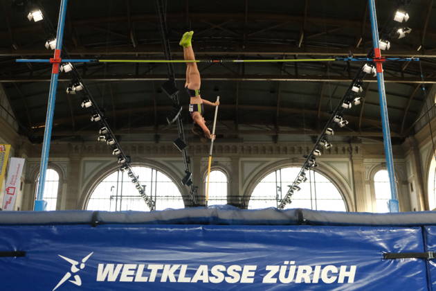 American pole vaulter Hana Moll during Weltklasse 2026, the Zurich stage of Diamond League held in Zurich Main Station Dübendorf Dürrbach Zürich Schweiz Copyright: xSergioxBrunettix