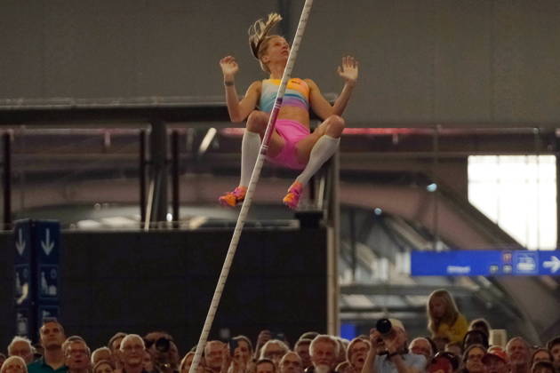 Slovenian pole vaulter Tina Å utej during Weltklasse 2026, the Zurich stage of Diamond League held in Zurich Main Station Dübendorf Dürrbach Zürich Schweiz Copyright: xSergioxBrunettix