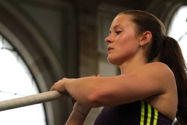 American pole vaulter Hana Moll during Weltklasse 2026, the Zurich stage of Diamond League held in Zurich Main Station Dübendorf Dürrbach Zürich Schweiz Copyright: xSergioxBrunettix