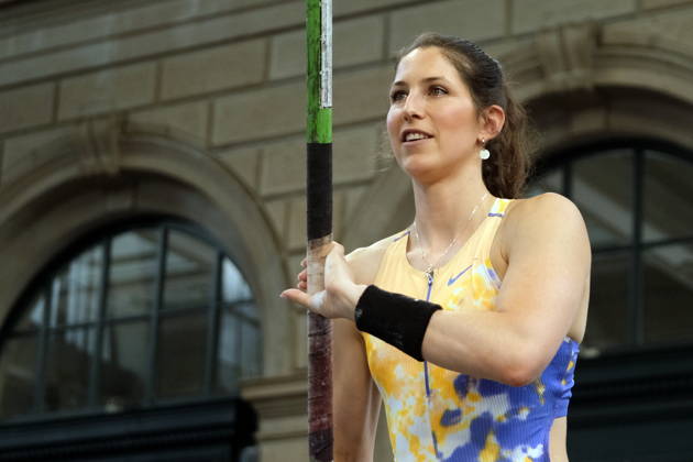 Newzealander pole vaulter Eliza Mccartney during Weltklasse 2026, the Zurich stage of Diamond League held in Zurich Main Station Dübendorf Dürrbach Zürich Schweiz Copyright: xSergioxBrunettix