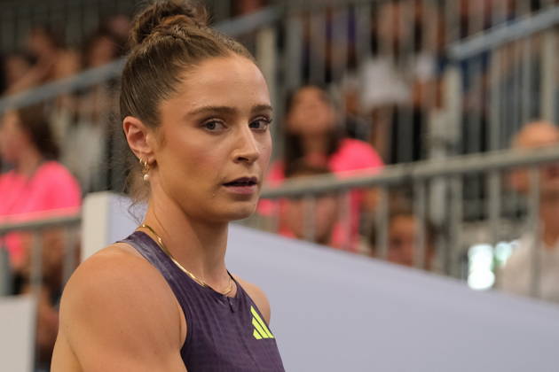 Newzealander pole vaulter Imogen Ayris during Weltklasse 2026, the Zurich stage of Diamond League held in Zurich Main Station Dübendorf Dürrbach Zürich Schweiz Copyright: xSergioxBrunettix