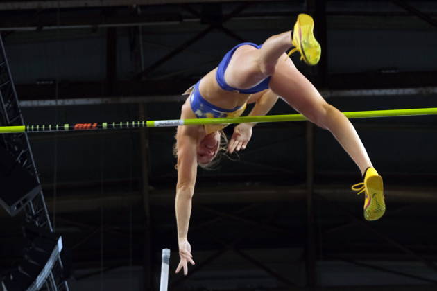Newzealander pole vaulter Eliza Mccartney during Weltklasse 2026, the Zurich stage of Diamond League held in Zurich Main Station Dübendorf Dürrbach Zürich Schweiz Copyright: xSergioxBrunettix