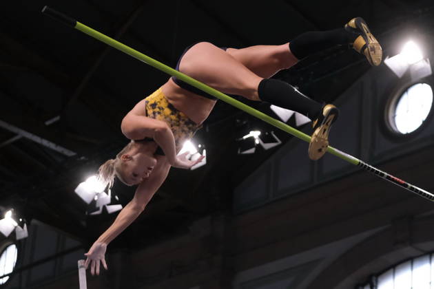 American pole vaulter Katie Moon during Weltklasse 2026, the Zurich stage of Diamond League held in Zurich Main Station Dübendorf Dürrbach Zürich Schweiz Copyright: xSergioxBrunettix