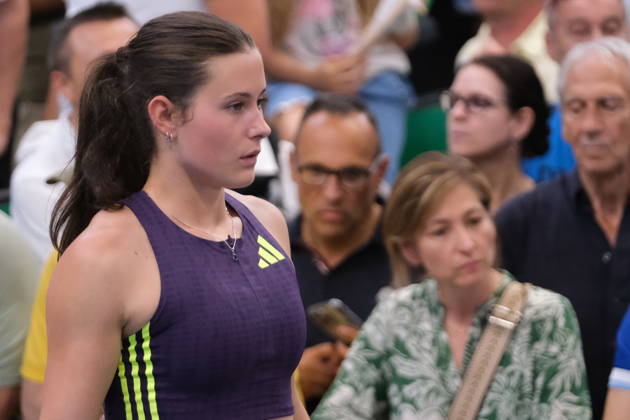 American pole vaulter Hana Moll during Weltklasse 2026, the Zurich stage of Diamond League held in Zurich Main Station Dübendorf Dürrbach Zürich Schweiz Copyright: xSergioxBrunettix