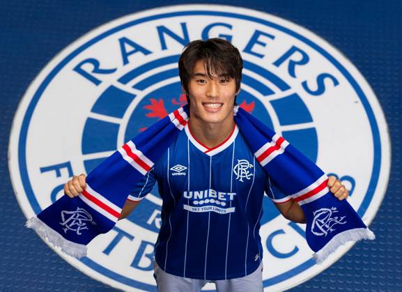 Rangers sign Minsu Kim from Girona on a four year deal. Rangers sign Min Su Kim - The Rangers Training Centre, Glasgow, Lanarkshire, Scotland, UK - 27 Aug 2026Glasgow The Rangers Training Centre Lanarkshire, Scotland United Kingdom EDITORIAL USE ONLY  Copyright: xRangersxFC Shutterstockx 17120243ae