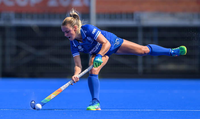 Hockey World Cup Semi Final Ellie Mackenzie during the 11 12th classification match between Japan and Scotland in the 2026 Womens FIH Hockey World Cup at Wagener Stadium, Amstelveen 27 08 2026 UK Newspapers OUT Copyright: xGraemexWilcocksonx FIL-23842-0027