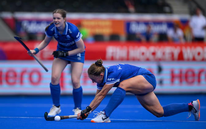 Hockey World Cup Semi Final Katie Birch of Scotland shoots from a short corner during the 11 12th classification match between Japan and Scotland in the 2026 Womens FIH Hockey World Cup at Wagener Stadium, Amstelveen 27 08 2026 UK Newspapers OUT Copyright: xGraemexWilcocksonx FIL-23842-0033