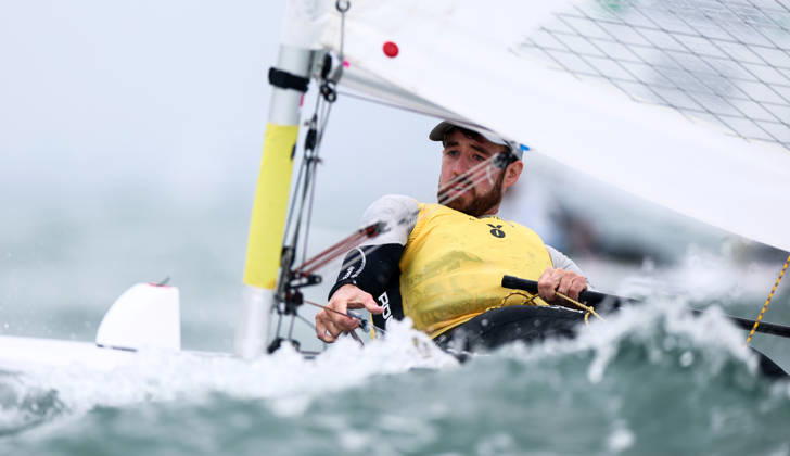 2026 ILCA Laser Men s World Sailing Championships, Dun Laoghaire, Dublin 27 8 2026 Ireland™s Finn Lynch Finn Lynch 27 8 2026  Copyright: xx AC1_4141