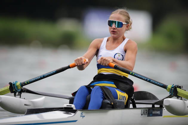 RECORD DATE NOT STATED 27th August 2026; Bosbaan, Amsterdam, Holland, Netherlands; 2026 World Rowing Championships, Day Four; Heat; Ukraine PR1 Womens Single Sculls (PR1 W1x) with Anna Sheremet AnthonyxBenoit