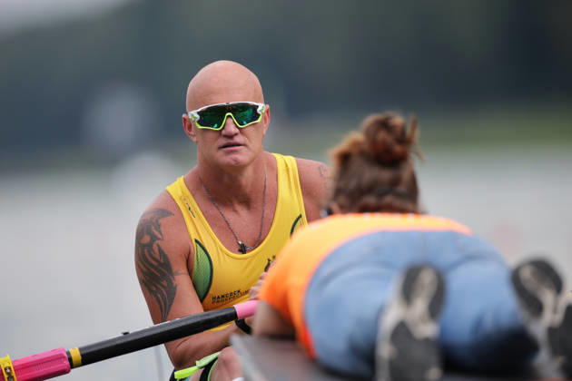 RECORD DATE NOT STATED 27th August 2026; Bosbaan, Amsterdam, Holland, Netherlands; 2026 World Rowing Championships, Day Four; Heat; Australia PR1 Mens Single Sculls (PR1 M1x) with Erik Horrie AnthonyxBenoit