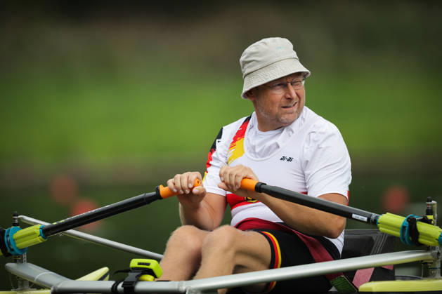 RECORD DATE NOT STATED 27th August 2026; Bosbaan, Amsterdam, Holland, Netherlands; 2026 World Rowing Championships, Day Four; Heat; Germany PR1 Mens Single Sculls (PR1 M1x) with Marcus Klemp AnthonyxBenoit