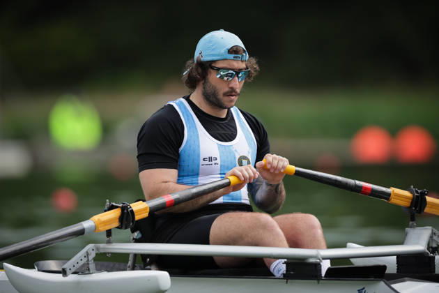 RECORD DATE NOT STATED 27th August 2026; Bosbaan, Amsterdam, Holland, Netherlands; 2026 World Rowing Championships, Day Four; Heat; Argentina PR1 Mens Single Sculls (PR1 M1x) with Lucas Nicolas Poggi AnthonyxBenoit