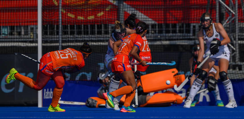 Hockey World Cup Semi Final Navneet Kaur of India scores her first goal and the team™s second during the 5 6th classification match between India and Germany in the 2026 Womens FIH Hockey World Cup at Wagener Stadium, Amstelveen 27 08 2026 UK Newspapers OUT Copyright: xGraemexWilcocksonx FIL-23842-0041