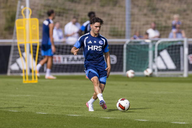 27.08.2026, Fussball, Training des FC Schalke 04. Soufiane El-Faouzi (FC Schalke 04). Gelsenkirchen Trainingsgelände FC Schalke 04 NRW Deutschland xRHR-FOTO YYx Copyright: RHR-FOTOx RHR-FOTO YY
