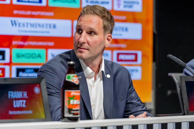 Andre Rankel (Bundestrainer, Deutscher Eishockey Bund DEB) GER, Eishockey, Pressekonferenz, offizielle Vorstellung neuer Bundestrainer Deutscher Eishockey Bund DEB, 27.08.2026 Foto: HMB Media Franz Feiner Copyright: HMBxMedia FranzxFeiner