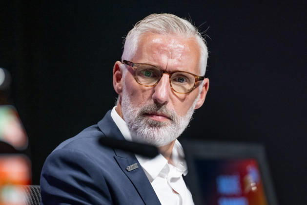 Christian Künast (Vorstand Deutscher Eishockey Bund DEB) Portrait Portraet GER, Eishockey, Pressekonferenz, offizielle Vorstellung neuer Bundestrainer Deutscher Eishockey Bund DEB, 27.08.2026 Foto: HMB Media Franz Feiner Copyright: HMBxMedia FranzxFeiner