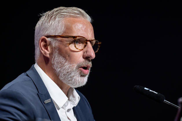 Christian Künast (Vorstand Deutscher Eishockey Bund DEB) Portrait Portraet Profil GER, Eishockey, Pressekonferenz, offizielle Vorstellung neuer Bundestrainer Deutscher Eishockey Bund DEB, 27.08.2026 Foto: HMB Media Franz Feiner Copyright: HMBxMedia FranzxFeiner