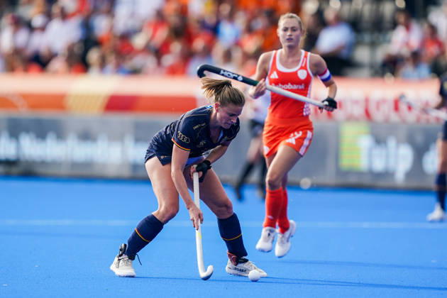 2026-08-27 India v Germany - FIH Hockey World Cup AMSTELVEEN, NETHERLANDS - AUGUST 27: Alix Gerniers of Belgium during the FIH Hockey World Cup match between India and Germany at Wagener Stadion on August 27, 2026 in Amstelveen, Netherlands. Amstelveen Wagener Stadion Netherlands Content not available for redistribution in The Netherlands directly or indirectly through any third parties. Copyright: xAndrexWeeningx
