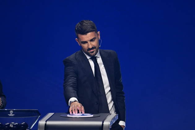 UEFA Champions League 2026 27 league phase draw in Monaco MONACO - AUGUST 27: David Villa is seen during the draw ceremony for the league phase of the 2026-2027 UEFA Champions League football tournament at the Grimaldi Forum in the Principality of Monaco on August 27, 2026. Mustafa Yalcin Anadolu Monaco Monaco. Editorial use only. Please get in touch for any other usage. Copyright: x2026xAnadoluxMustafaxYalcinx